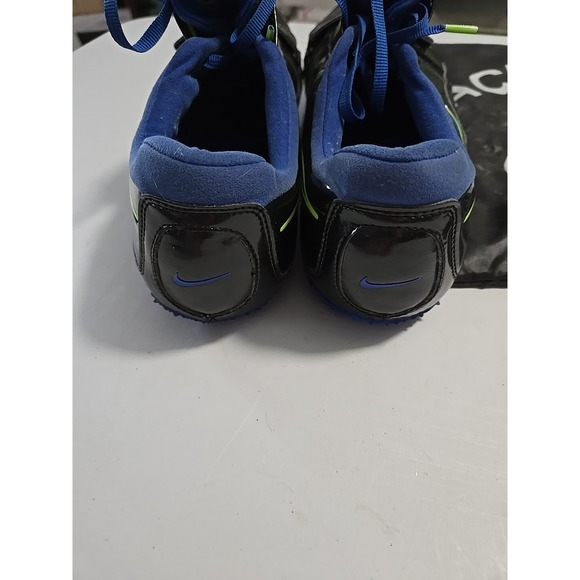 Nike Track Field Spikes Shoes Men Black Blue Zipper Track Running Sprinter 11 - Picture 6 of 14
